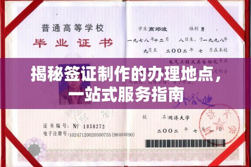 红岗揭秘签证制作的办理地点，一站式服务指南